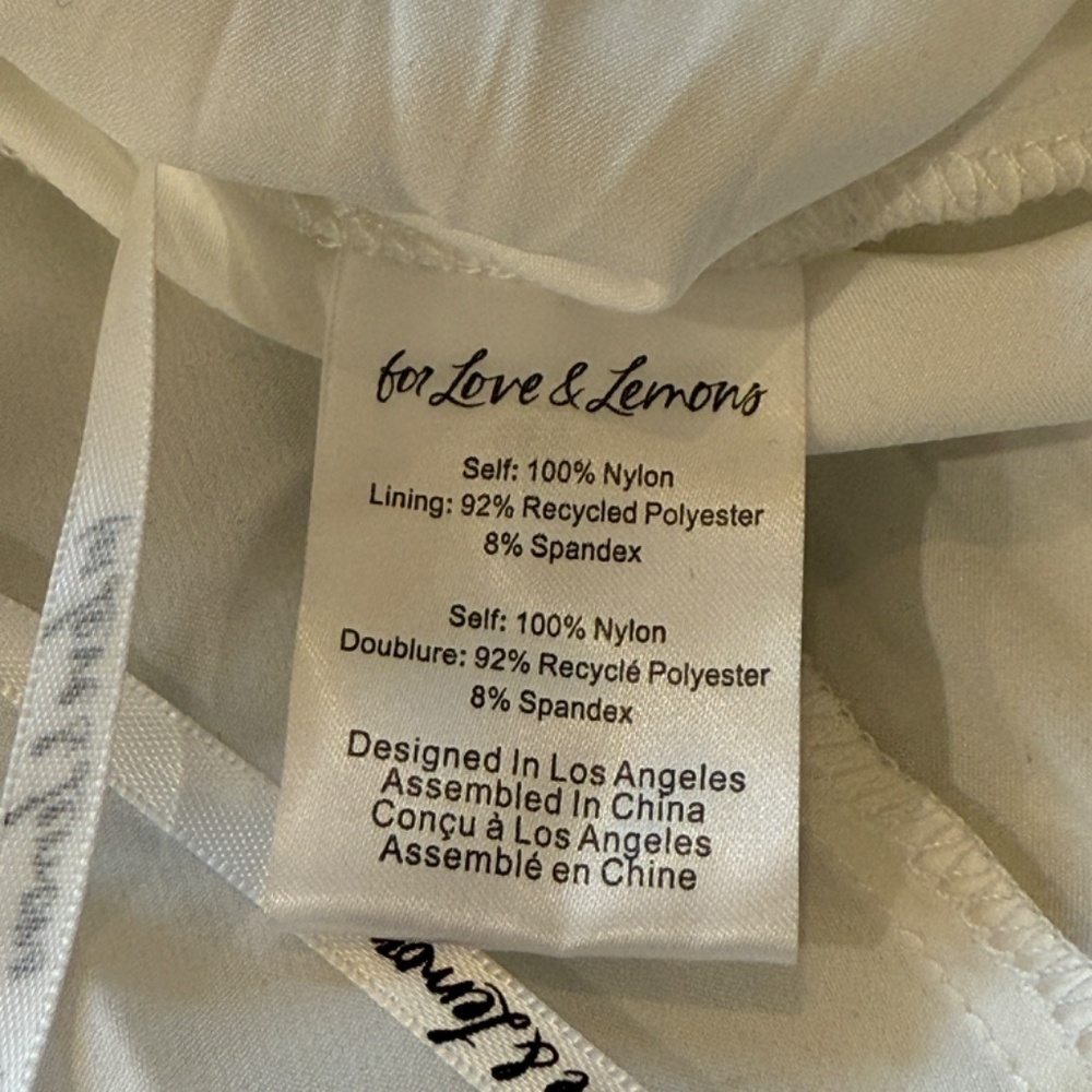 New! For Love & Lemons Lorena Maxi Dress White Lace 1710 - Picture 13 of 15